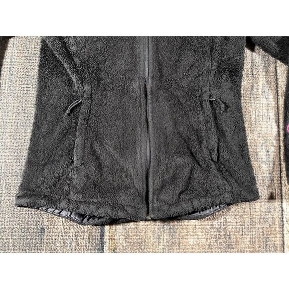 North Face Full Zip Osito Fleece Jacket Black Breast Cancer Awareness Women XS - Picture 6 of 10